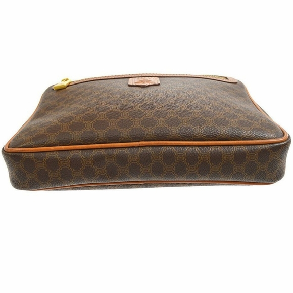 CELINE Macadam Pattern Clutch in Brown - Picture 2 of 11